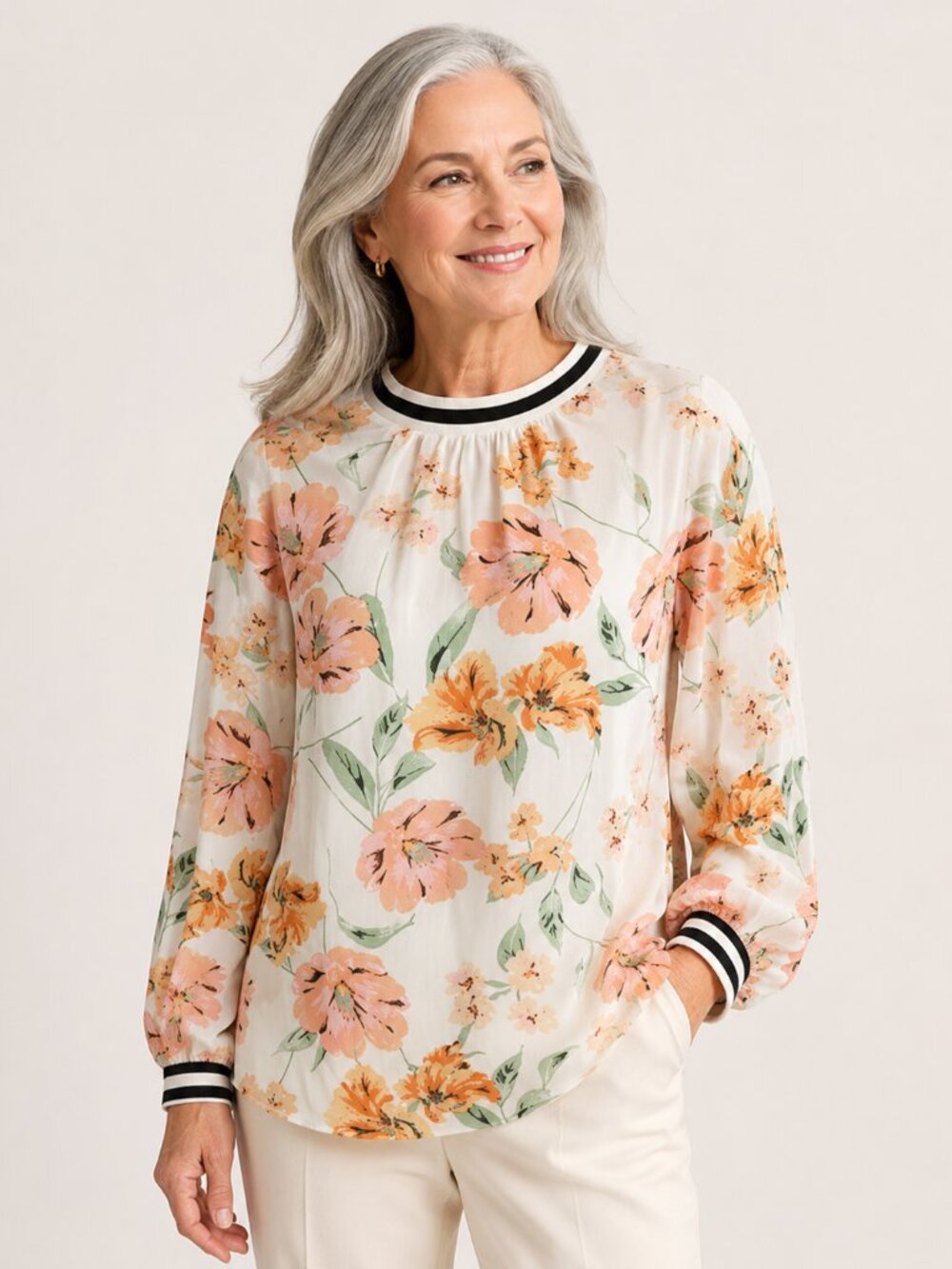 Cato 2 Piece Floral Sheer Blouse Cami 18/20W Romantic Boho Plus Size Tunic Top